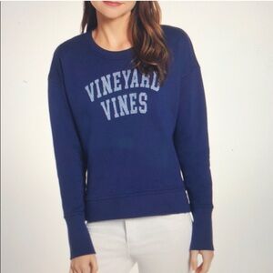Vineyard Vines Navy Crewneck Sweatshirt